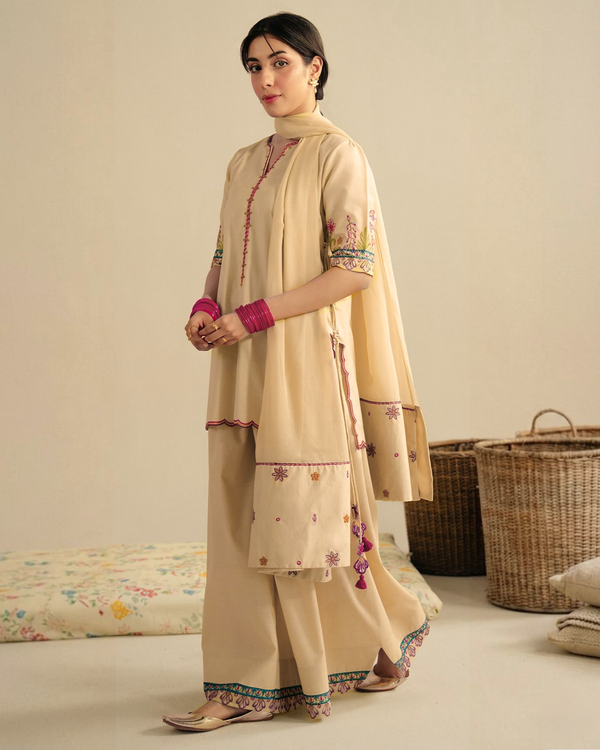 SUGAR CRUSH | 3-Pc Stitched Embroidered Outfit