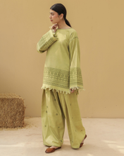 AVOCADO GREEN | 3-Pc Stitched Khaddar Outfit