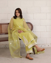 LIME GREEN | 3-Pc Stitched Embroidered Outfit