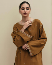 BURNT CARAMEL | 2-Pc Stitched Embroidered Outfit