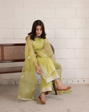 LIME GREEN | 3-Pc Stitched Embroidered Outfit