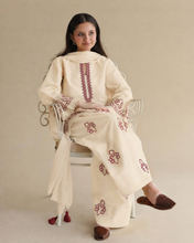 IVORY ROSE | 3-Pc Stitched Embroidered Outfit