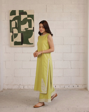 LIME GREEN | 3-Pc Stitched Embroidered Outfit