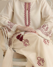IVORY ROSE | 3-Pc Stitched Embroidered Outfit