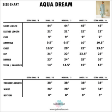 AQUA DREAM | 3-pc Stitched Embroidered Outfit