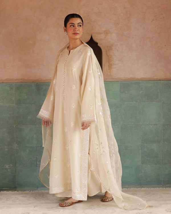 PEARL | 3-Piece Stitched embroidered outfit