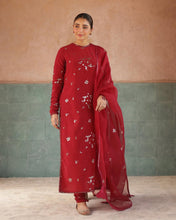 PURE RED | 3-pc Stitched Embroidered Outfit