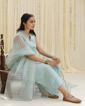 POWDER BLUE | 3-Pc Stitched Embroidered Outfit