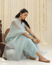 POWDER BLUE | 3-Pc Stitched Embroidered Outfit