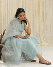 POWDER BLUE | 3-Pc Stitched Embroidered Outfit