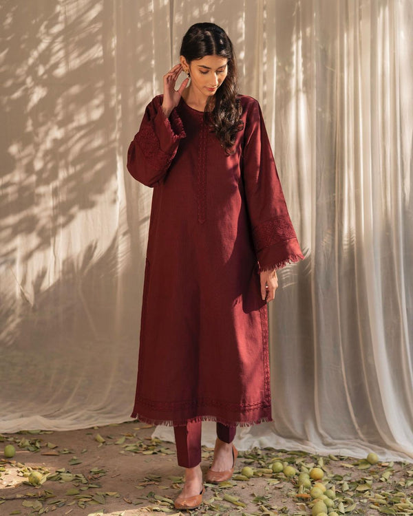 CRIMSON | 2pc stitched outfit