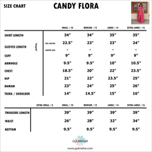 CANDY FLORA | 3Pc Stitched Embroidered Outfit