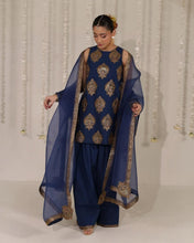 COBALT BLUE | 3-Pc Stitched Embroidered Outfit