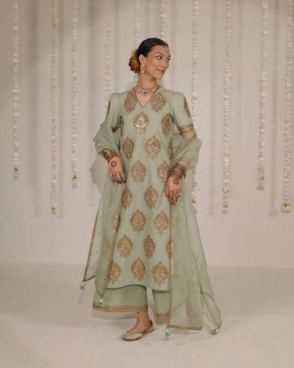 PISTA | 3-Pc Stitched Embroidered Outfit