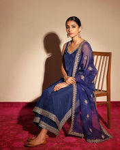 NEELAM | 3-Pc Stitched  Embroiered Silk Outfit