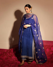 NEELAM | 3-Pc Stitched  Embroiered Silk Outfit