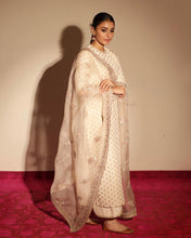 MOOTIYA | 3-Pc Stitched Silk Outfit