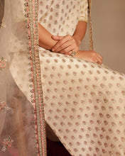 MOOTIYA | 3-Pc Stitched Silk Outfit