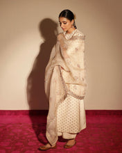MOOTIYA | 3-Pc Stitched Silk Outfit