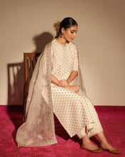 MOOTIYA | 3-Pc Stitched Silk Outfit