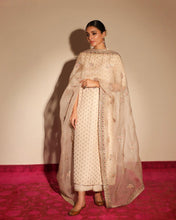 MOOTIYA | 3-Pc Stitched Silk Outfit