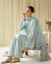 AQUA DREAM | 3-pc Stitched Embroidered Outfit