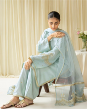 AQUA DREAM | 3-pc Stitched Embroidered Outfit