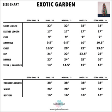 EXOTIC GARDEN | 3-Piece Stitched Suit