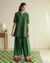 GREEN POLKA | 3-Pc Stitched Khaddar Outfit