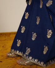 BAHAR BOOTI | 3-Pc Stitched Silk Outfit