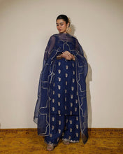 BAHAR BOOTI | 3-Pc Stitched Silk Outfit