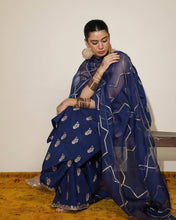 BAHAR BOOTI | 3-Pc Stitched Silk Outfit