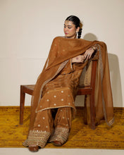 AMBER |3-Pc Stitched Embroiered Silk Outfit