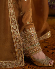 AMBER |3-Pc Stitched Embroiered Silk Outfit