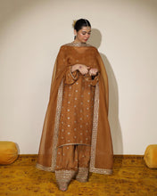 AMBER |3-Pc Stitched Embroiered Silk Outfit