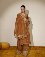 AMBER |3-Pc Stitched Embroiered Silk Outfit