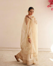 BEIGE MULTITHREAD | 3-Pc Stitched Embroidered Outfit