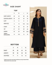 MIDNIGHT BLUE | 2-Pc Stitched Embroidered Outfit