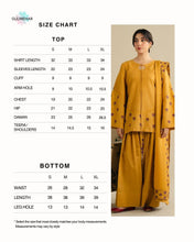 Mustard | 3-pc Stitched Embroidered Outfit