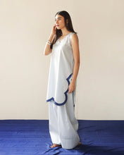 SCALLOPED SKY |  3-Pc Stitched Embroidered Outfit