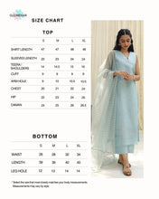 POWDER BLUE | 3-Pc Stitched Embroidered Outfit