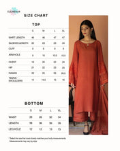 RUST | 3-pc Stitched Embroidered Outfit