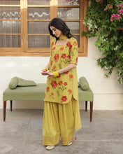 OLIVE YELLOW | 3PC Stitched Embroidered Outfit