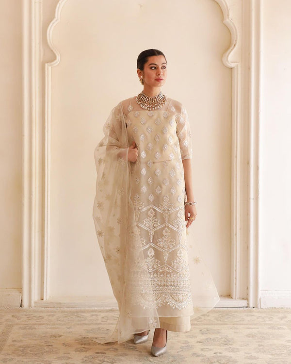 MAHTAB  | 3-Piece Stitched Suit