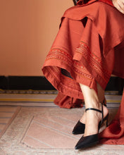 RUST | 3-pc Stitched Embroidered Outfit