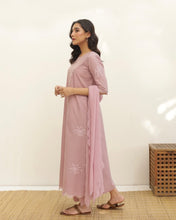 MAUVE | 3-pc Stitched Embroidered Outfit