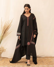 ROYAL BLACK | 3-Pc Stitched Embroidered Outfit