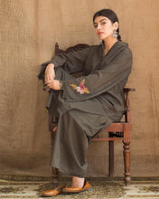 CHARCOAL GREY | 3-Pc Stitched Khaddar Outfit
