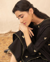 BLACK BLOOM |  2-Pc Stitched Embroidered Outfit