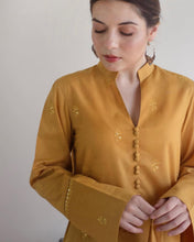 SAFFRON GOLD | 3-Pc Stitched Embroidered Outfit